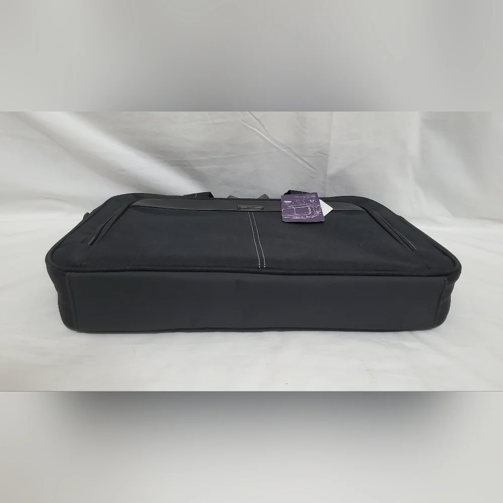 Targus Classic Slim Ergonomic Briefcase Laptop Messenger Travel Office Bag